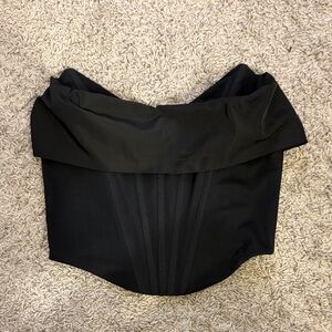 NBD Black Off-Shoulder Blouse